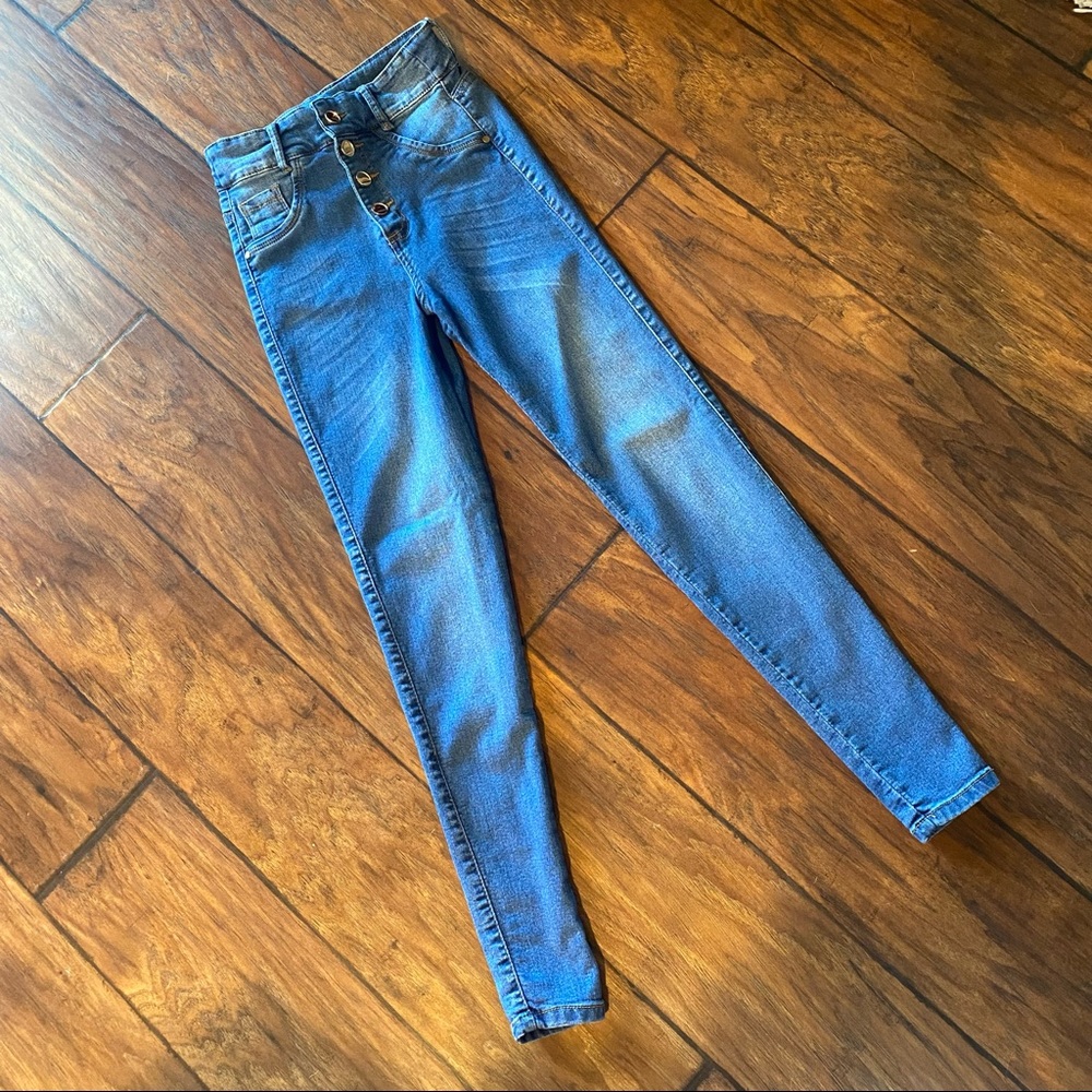 High Waist AUTH Colombian Butt Lifting Jeans 3 / 8